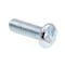 Prime-Line Machine Screw, One-Way, Round Head No. 8-32 X 1/2in Zinc Plated Steel 100PK 9014344 - alternate 1